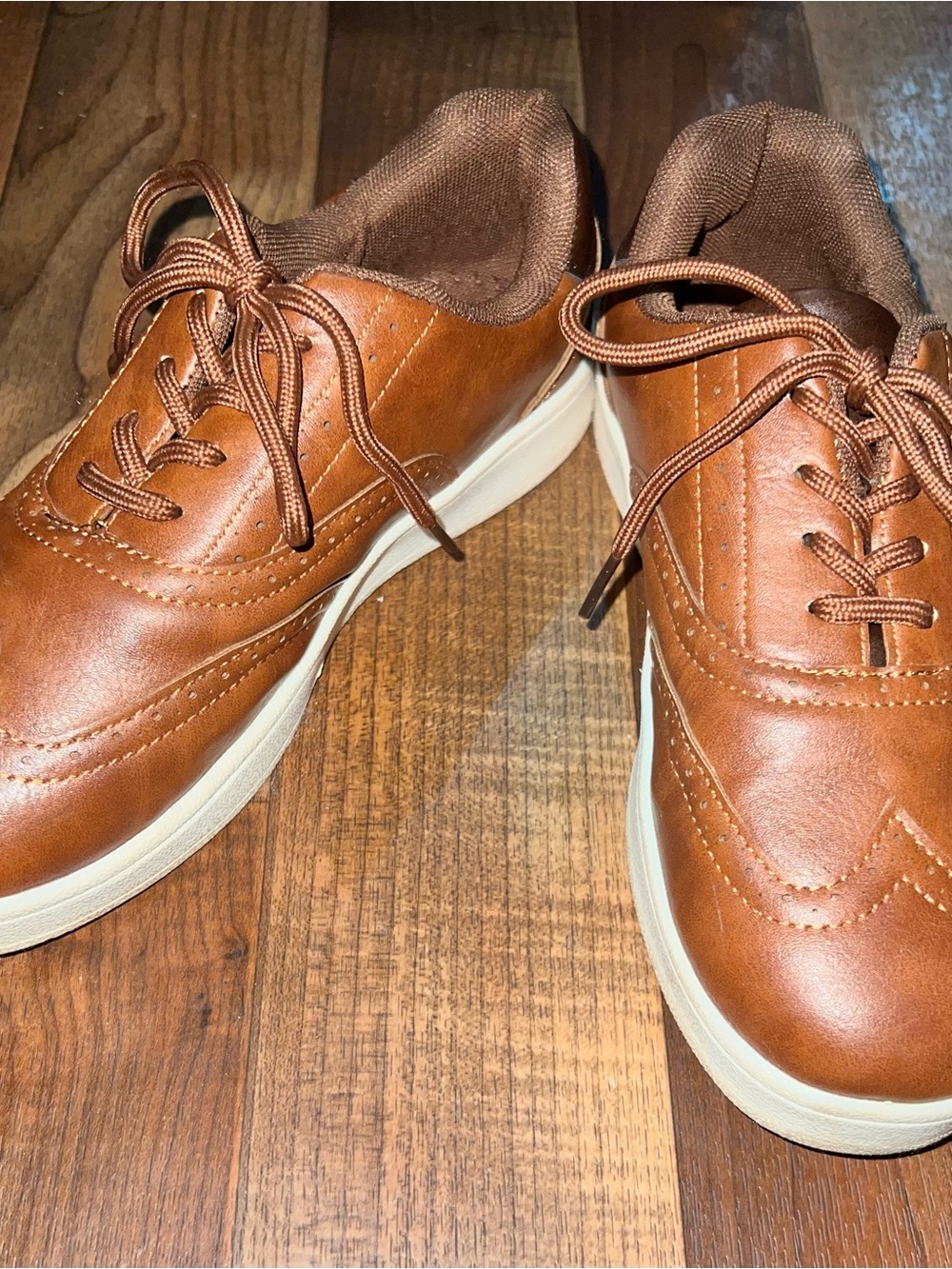 Mark Nason Kids Brown Lace-Up Sneakers